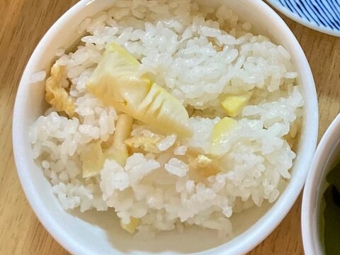 お米もちもち　たけのこご飯